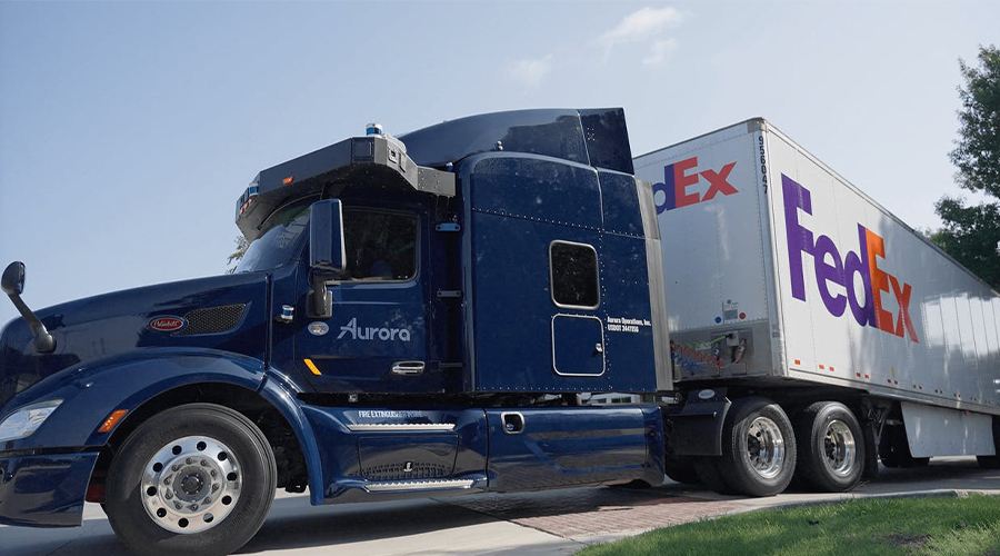 FedEx Partners With Aurora and PACCAR